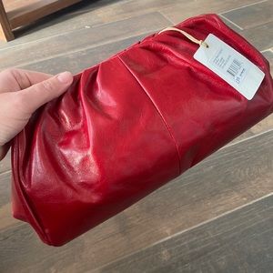 Hobo Handbags Angela Clutch in Garnet